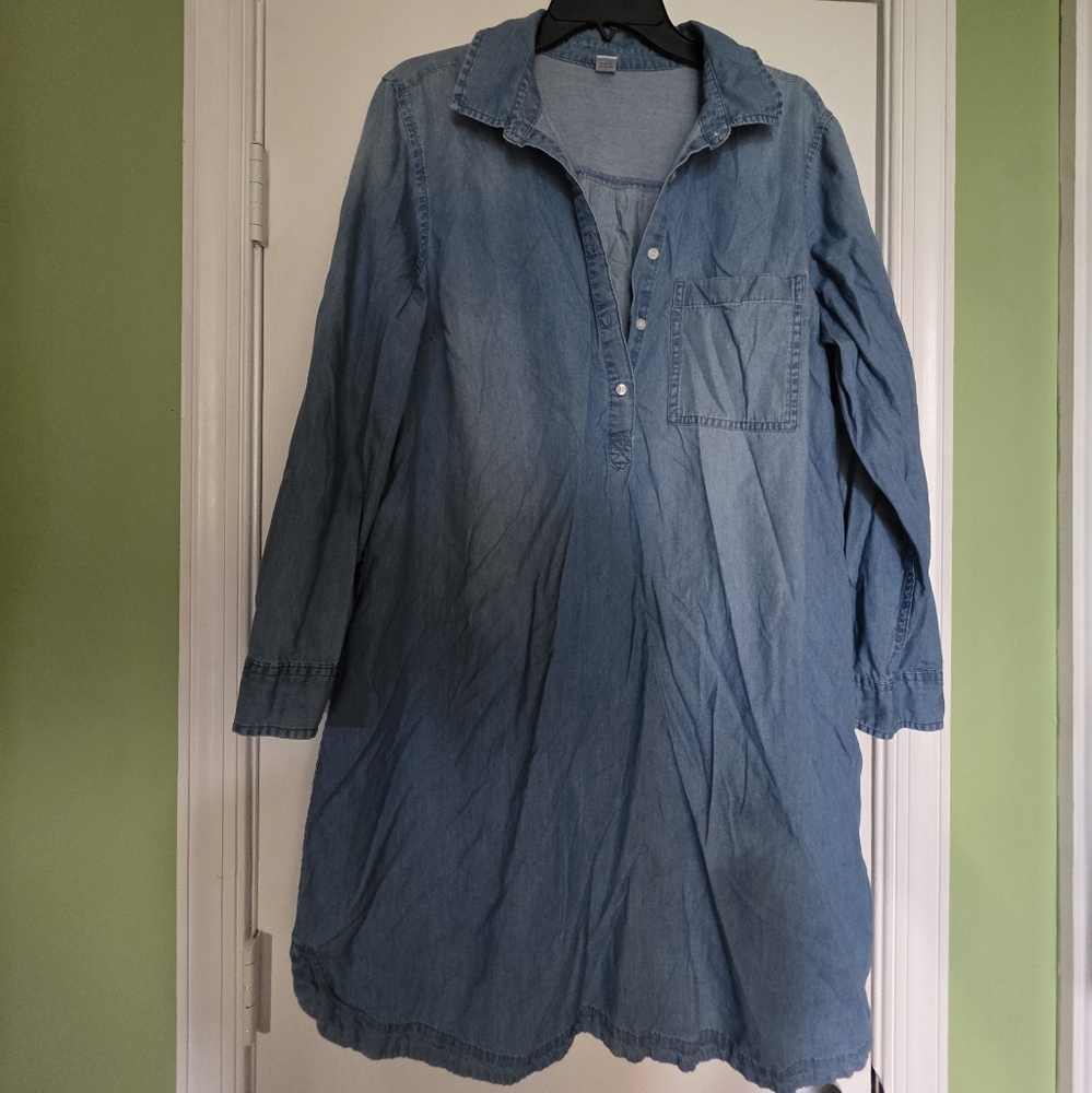 Old Navy Blue Denim Dress